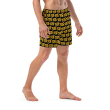 Load image into Gallery viewer, FLO Swim Trunks (Black &amp; Gold Edition)