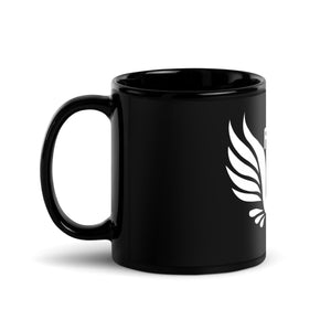 FLO Black Glossy Mug