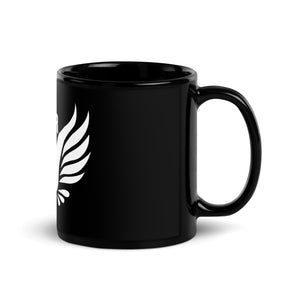 FLO Black Glossy Mug