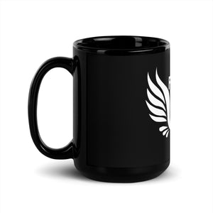 FLO Black Glossy Mug