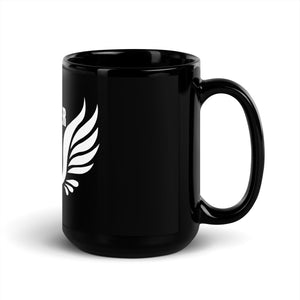 FLO Black Glossy Mug