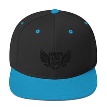 Load image into Gallery viewer, FLO Wings Snapback (Black)