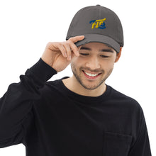 Load image into Gallery viewer, FLO Distressed Cap (Blue &amp; Gold Edition)