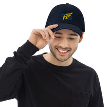 Load image into Gallery viewer, FLO Distressed Cap (Blue &amp; Gold Edition)