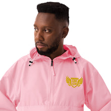 Load image into Gallery viewer, FLO Embroidered Champion Windbreaker Jacket (Gold Edition)