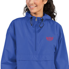 Load image into Gallery viewer, FLO Embroidered Champion Windbreaker Jacket (Hot Pink Edition)