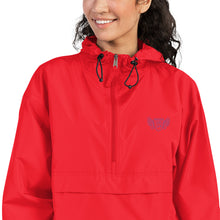 Load image into Gallery viewer, FLO Embroidered Champion Windbreaker Jacket (Hot Pink Edition)