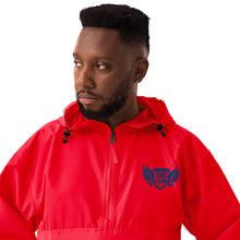 Load image into Gallery viewer, FLO Embroidered Champion Windbreaker Jacket (Royal Blue)