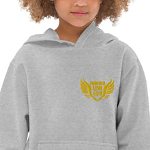 Load image into Gallery viewer, FLO Wings Youth Hoodie (Embroidered Gold)