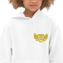 Load image into Gallery viewer, FLO Wings Youth Hoodie (Embroidered Gold)