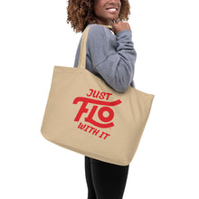 Load image into Gallery viewer, FLO Large Organic Tote Bag (Red)