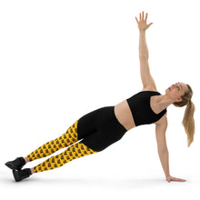 Load image into Gallery viewer, FLO Sports Leggings (Black &amp; Yellow Edition)