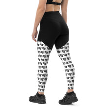 Load image into Gallery viewer, FLO Sports Leggings (Black &amp; White)