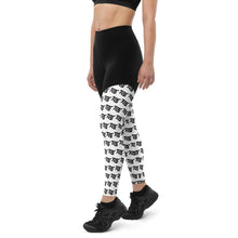 Load image into Gallery viewer, FLO Sports Leggings (Black &amp; White)