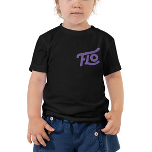 FLO Toddler Embroidered Tee (Purple)