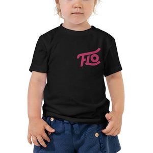 FLO Toddler Embroidered Tee (Pink)