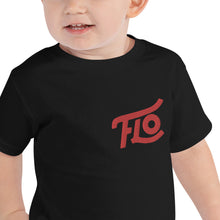 Load image into Gallery viewer, FLO Toddler Embroidered Tee (Red)