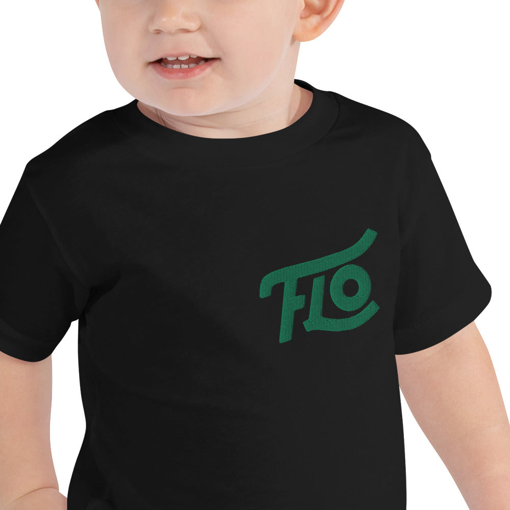 FLO Toddler Embroidered Tee (Green)