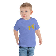 Load image into Gallery viewer, FLO Toddler Embroidered T-shirt (Gold)