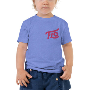 FLO Toddler Embroidered Tee (Pink)