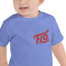 Load image into Gallery viewer, FLO Toddler Embroidered Tee (Red)