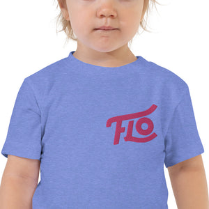 FLO Toddler Embroidered Tee (Pink)