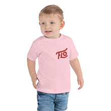 Load image into Gallery viewer, FLO Toddler Embroidered Tee (Red)