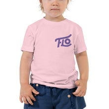 Load image into Gallery viewer, FLO Toddler Embroidered Tee (Purple)