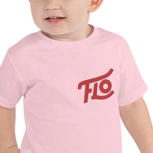 Load image into Gallery viewer, FLO Toddler Embroidered Tee (Red)