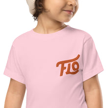 Load image into Gallery viewer, FLO Toddler Tee (Embroidered Orange)