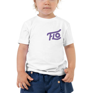 FLO Toddler Embroidered Tee (Purple)