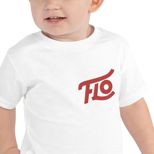 FLO Toddler Embroidered Tee (Red)