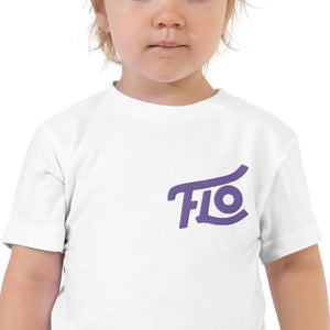 FLO Toddler Embroidered Tee (Purple)