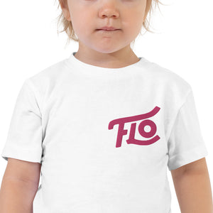 FLO Toddler Embroidered Tee (Pink)