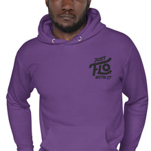 Load image into Gallery viewer, Just FLO With It Hoodie (Black)