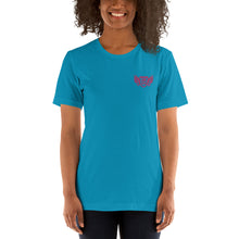 Load image into Gallery viewer, FLO Wings Embroidered T-shirt (Pink)