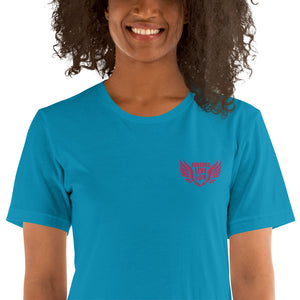 FLO Wings Embroidered T-shirt (Pink)