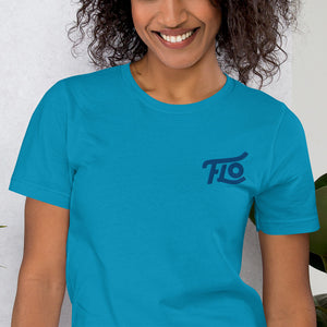 FLO Embroidered T-shirt (Royal Blue)