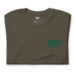 FLO Wings Embroidered T-shirt (Green Edition)