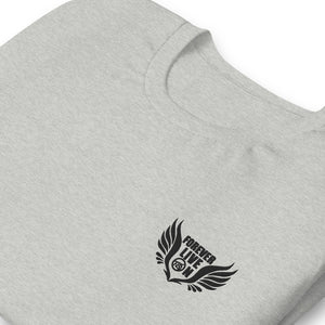 FLO Wings Embroidered T-shirt (Black)