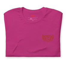 Load image into Gallery viewer, FLO Wings Embroidered T-shirt (Red Edition)