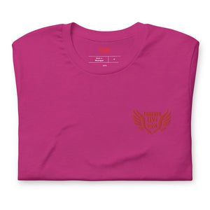 FLO Wings Embroidered T-shirt (Red Edition)