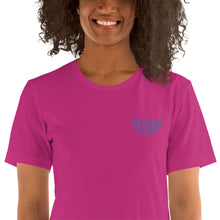 Load image into Gallery viewer, FLO Wings Embroidered T-shirt (Purple Edition)