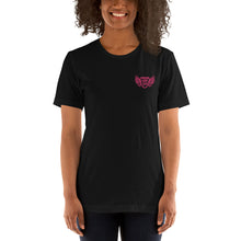 Load image into Gallery viewer, FLO Wings Embroidered T-shirt (Pink)