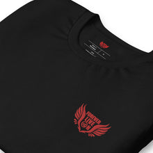 Load image into Gallery viewer, FLO Wings Embroidered T-shirt (Red Edition)