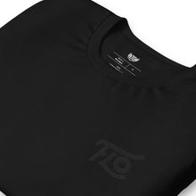 Load image into Gallery viewer, FLO Embroidered T-shirt (Black)