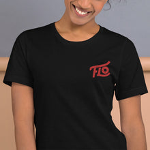Load image into Gallery viewer, FLO Embroidered T-shirt (Red)