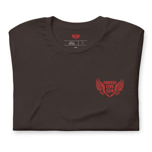 FLO Wings Embroidered T-shirt (Red Edition)