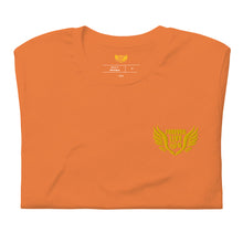 Load image into Gallery viewer, FLO Wings Embroidered T-shirt (Gold Edition)