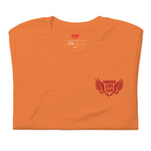 Load image into Gallery viewer, FLO Wings Embroidered T-shirt (Red Edition)